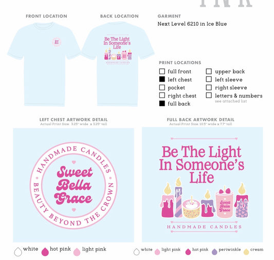 Sweet Bella Grace Next Level Tshirt