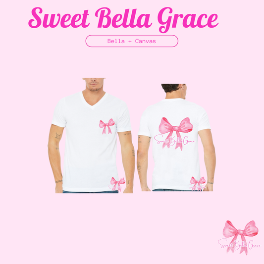 Sweet Bella Grace Bella Canvas V-Neck Tshirt