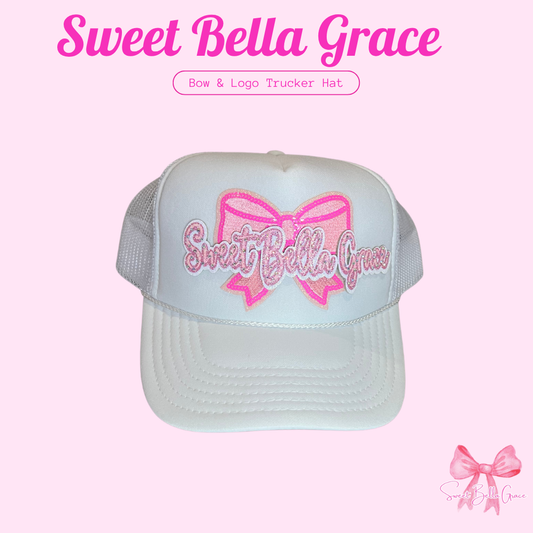 Sweet Bella Grace Log + Bow Trucker Hat