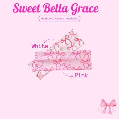 Sweet Bella Grace Bow Headband / Makeup Headband