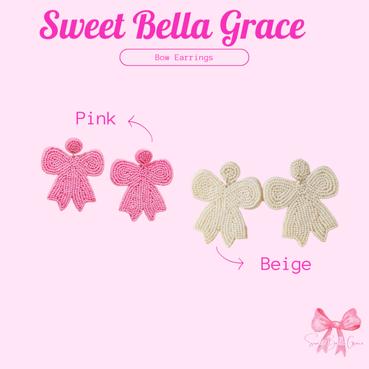 Sweet Bella Grace Bow Earrings