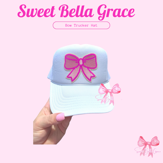 Sweet Bella Grace Classic Bow Trucker Hat
